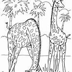 desenho de girafa para imprimir e colorir3