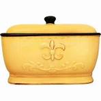 What is a glazed ceramic bread box?4