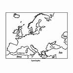 mapa europa oriental e ocidental para colorir2