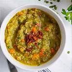 What would you serve with split pea soup?4