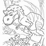 desenho de dinossauro para colorir realista5