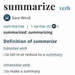 what is a summary in a sentence sample4