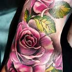 rose tattoo on hand2