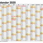 kalender 2020 mit feiertagen2