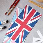 How do you Colour the Union Jack flag on paper?1