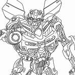 transformers bumblebee para colorir4