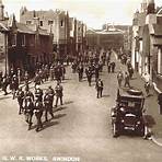 When was Swindon's railway village built?4