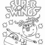 desenho do jet super wings para colorir2