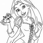 princesa rapunzel para colorir3