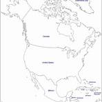 mapa américa do norte para colorir4