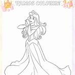princesa aurora para colorir1