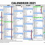 calendrier 2021 avec numéro semaine3
