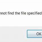 the system cannot find the file specified1