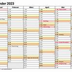 kalender 2023 als liste3