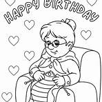 heinrich george birthday cards to print and color for kids1