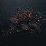 aesthetic black rose wallpaper1