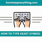 How to find the symbols for heart symbols?4