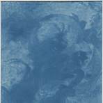 How did John Herschel create a blue image?2