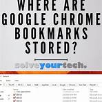 Where does Chrome store bookmarks?4