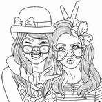 desenhos de best friends forever para colorir3