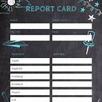 benenden school report card template for daycare for kids printable3