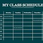 how to create a school schedule sample template2