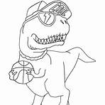 desenho do dinossauro rex para pintar4