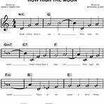 how high the moon partitura4