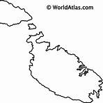 malta island map in world4