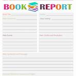 What is a free printable book report template?1