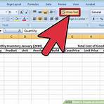 how do you create an inventory list in excel sheet4