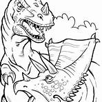 desenho do dinossauro rex para pintar2