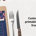restaurant menu design and printing1
