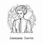 marie curie dibujo para colorear3