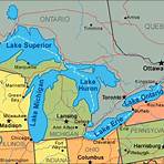 which new york lakes are on the map of north america with states1