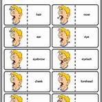 parts of the face vocabulary kids esl3