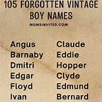vintage boy baby names unique3
