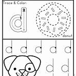 trace the letter d worksheets for preschool activities pdf sheet1
