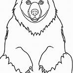 urso pardo desenho para colorir3