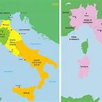 cartina italia 18501