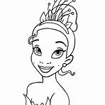 tiana coloring pages3