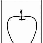 imagem de mação para colorir2