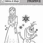frozen para colorear pdf2