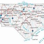 nc map north carolina with cities and highways state4