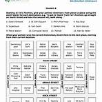 give directions worksheet3