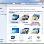 What themes are available in Windows 7?1
