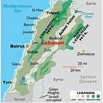 where is central bank located in beirut lebanon on map of middle east and israel1