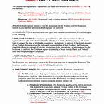 free printable contract template1