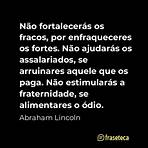 abraham lincoln frases em português2