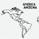 mapa continente americano para imprimir3